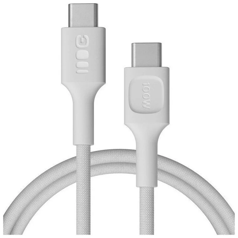 20250311154308_green_cell_powerstream_usb_2_0_cable_usb_c_male_usb_c_100w_leyko_1_2m Green Cell Powerstream USB 2.0 Cable USB-C male - USB-C 100W Λευκό 1.2m - Image 1