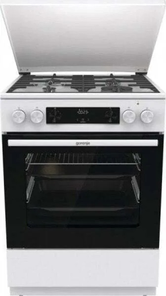 Gorenje GKS6C71WA Κουζίνα 71lt με Εστίες Φυσικού Αερίου Π67.6εκ. Λευκή - Image 1