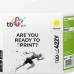 TB Print Συμβατό Μελάνι Εκτυπωτή InkJet LC422Y MFC-J5340DW Κίτρινο 1τμχ