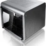 Raijintek Metis EVO TGS Gaming Mini Tower Κουτί Υπολογιστή με Πλαϊνό Παράθυρο Ασημί