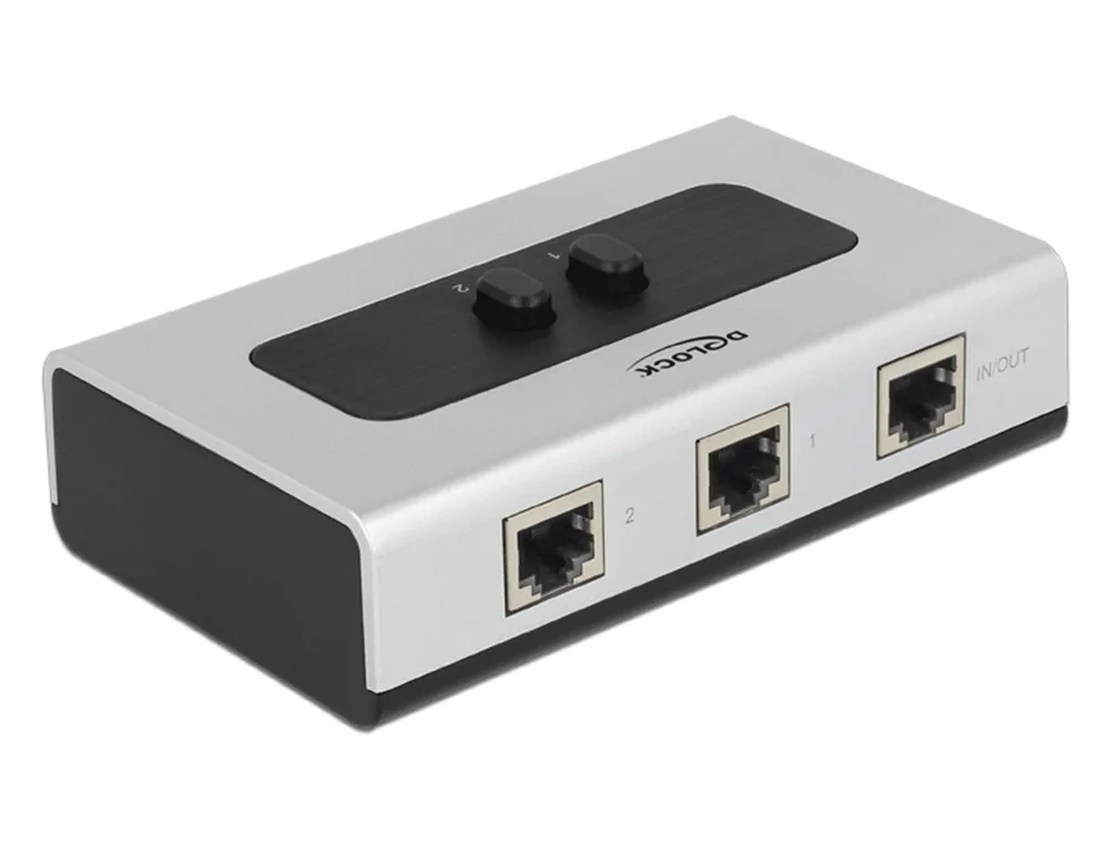 20250312122903_delock_switch_rj45_10_100_1000_mbps_2_port_manual_bidirectional DeLock Switch RJ45 10/100/1000 Mbps 2 port manual bidirectional - Image 1