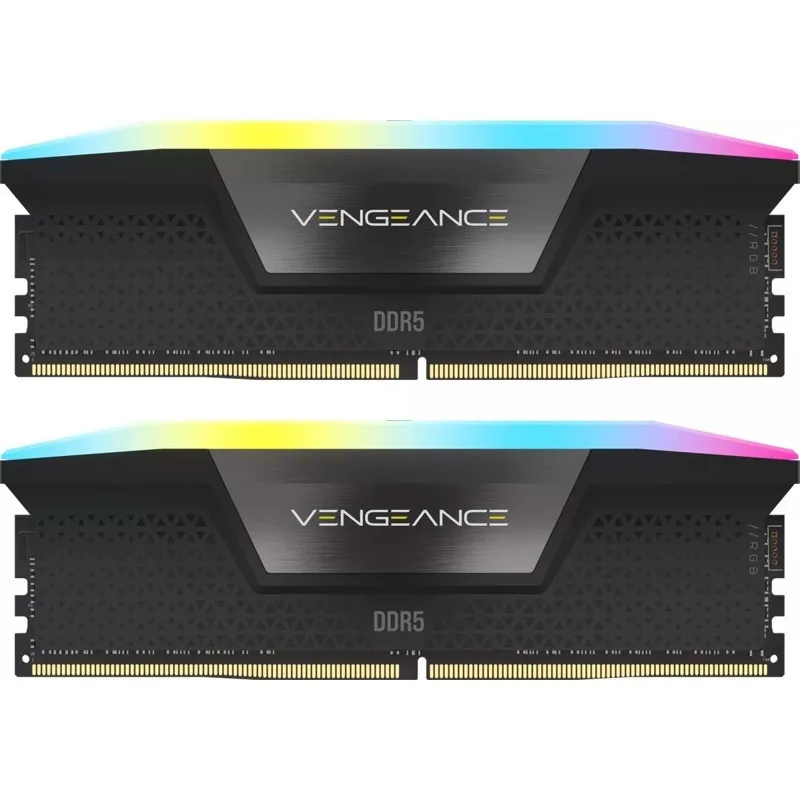 Corsair Vengeance RGB DDR5 48GB RAM με 2x24GB Modules και Ταχύτητα 6400 για Desktop CMH48GX5M2B6400C36 - Image 1