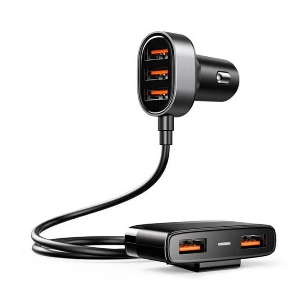 Joyroom JR-CL03 Φορτιστής Αυτοκινήτου 21W 6.2A με Θύρες: 5xUSB Μαύρο Χρώμα - Image 1