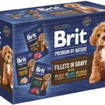Brit Premium Υγρή Τροφή Σκύλων σε Φακελάκι με Κρέας και Βοδινό 1020gr
