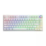 Savio Phenix Ασύρματο Gaming Μηχανικό Πληκτρολόγιο 75% με Gateron Yellow Pro διακόπτες και RGB φωτισμό (Αγγλικό US) Λευκό