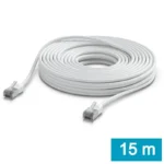 Ubiquiti U/UTP Cat.6a Καλώδιο Δικτύου Ethernet εξωτερικού χώρου 15m Λευκό 1τμχ UACC-Cable-Patch-Outdoor-C6A-15M-W