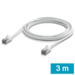 Ubiquiti U/UTP Cat.6a Καλώδιο Δικτύου Ethernet εξωτερικού χώρου 3m Λευκό 1τμχ (UACC-Cable-Patch-Outdoor-C6A-3M-W)