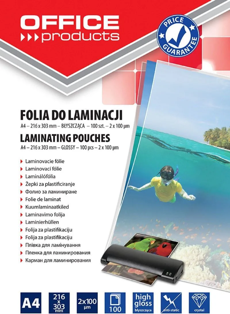 20250319152236_office_point_zelatines_plastikopoiisis_a4_100_microns_100tmch Office Point Ζελατίνες Πλαστικοποίησης A4 100 microns 100τμχ - Image 1