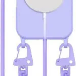 Tech-Protect Magnecklace Back Cover Σιλικόνης με Λουράκι Μωβ (iPhone 16 Pro Max) 26257-0