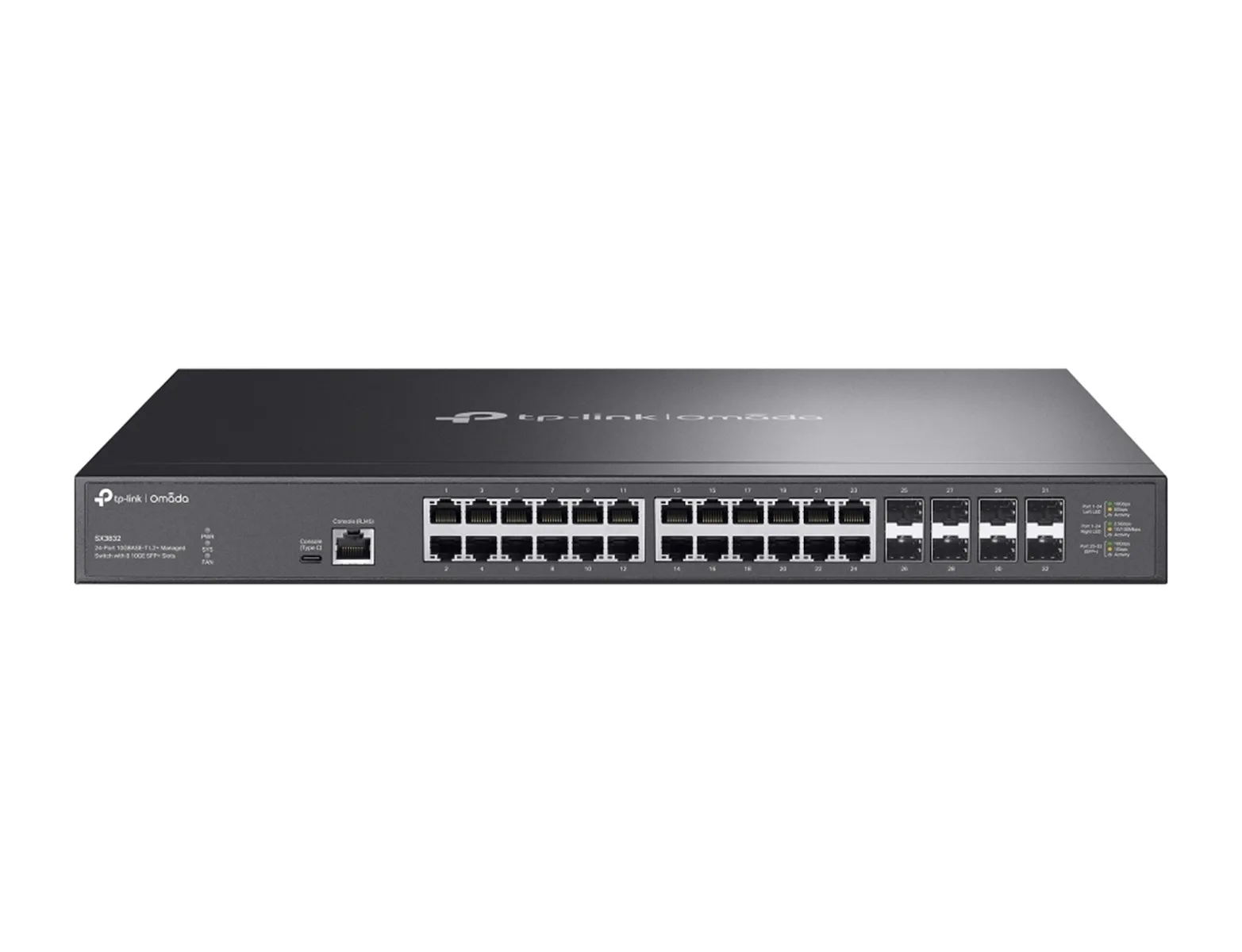 TP-LINK Omada SX3832 v1 Managed L2 Switch με 24 Θύρες Ethernet και 8 SFP Θύρες - Image 1