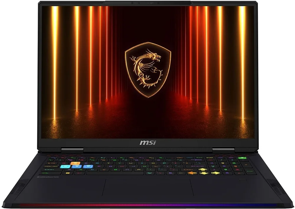 MSI Raider 18 HX AI A2XWJG 18" UHD 120Hz (Ultra 9-285HX/64GB/4TB SSD/GeForce RTX 5090/W11 Pro) Core Black (US Keyboard) - Image 1
