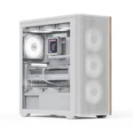 Aerocool D501A V2 Gaming Midi Tower Κουτί Υπολογιστή με Πλαϊνό Παράθυρο και RGB Φωτισμό Μαύρο