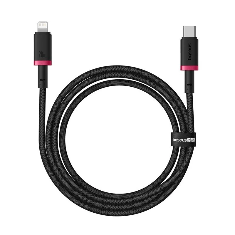 Baseus Dura Braided USB-C to Lightning Cable 20W Μαύρο 1m (P10377800U01-01) - Image 1