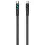 Havit USB 2.0 Cable USB-C male - USB-C 27W PD Μαύρο 1m CB6255