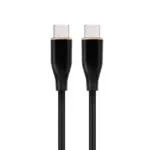 Gembird USB 2.0 Cable USB-C male - USB-C 60W Μαύρο 1.5m CC-USB2S-CMCM-1.5M-BK