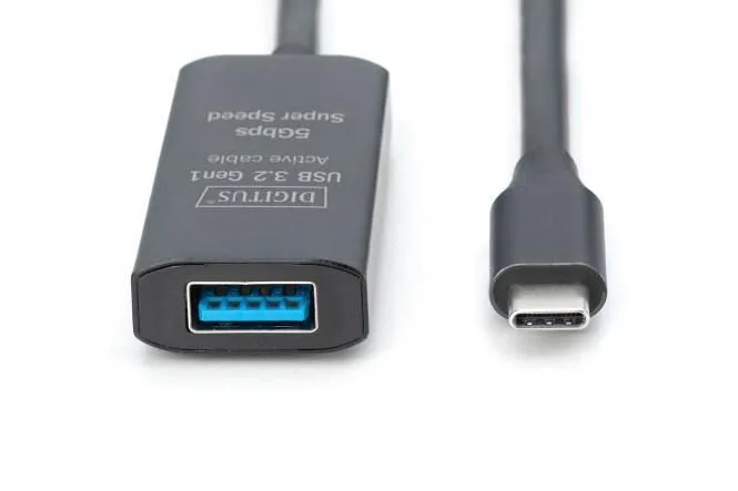 Καλώδιο Usb Digitus Extension Usb-c->usb-a M F 10g 10,00m - Image 1