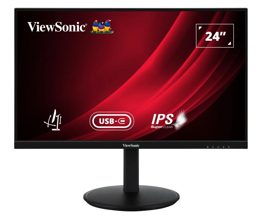 Viewsonic VG2409-MHDU-2 IPS Monitor 24" FHD 1920x1080 με Χρόνο Απόκρισης 4ms GTG - Image 1