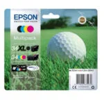 Epson Golfball T3479 Γνήσιο Πακέτο 4 Μελανιών Εκτυπωτή InkJet Κίτρινο / Κυανό / Ματζέντα / Μαύρο