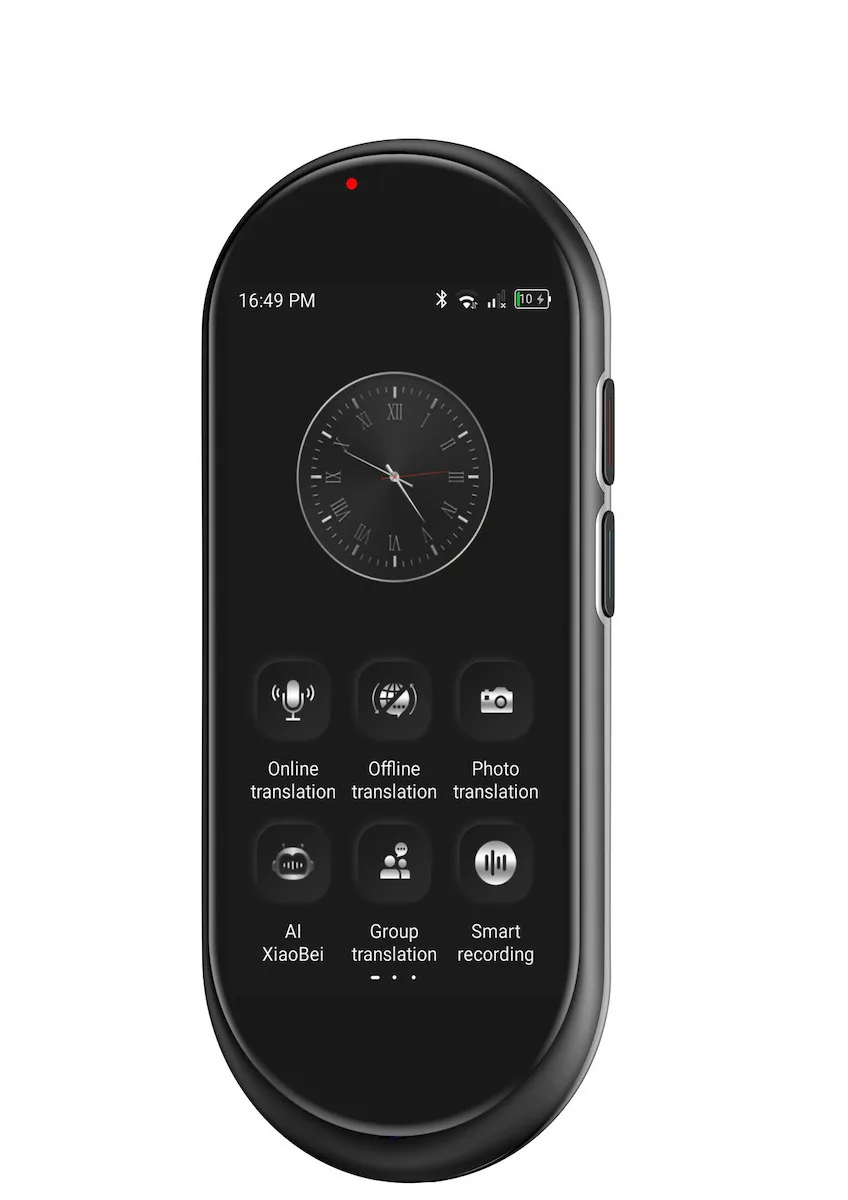 20250327150226_translator_ai_maxcom_mtalk_mt100_wi_fi_4g_sim_4_1_inch_display_1500_mah_up_to_6_hours_battery_life_black Translator Ai Maxcom Mtalk Mt100 Wi-fi 4g Sim 4.1 Inch Display 1500 Mah Up To 6 Hours Battery Life Black - Image 1