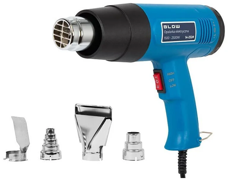20250327190133_blow_14_232_pistoli_thermou_aera_2500w_me_rythmisi_thermokrasias_eos_kai_300_c Blow 14-232 Πιστόλι Θερμού Αέρα 2500W με Ρύθμιση Θερμοκρασίας εως και 300°C - Image 1