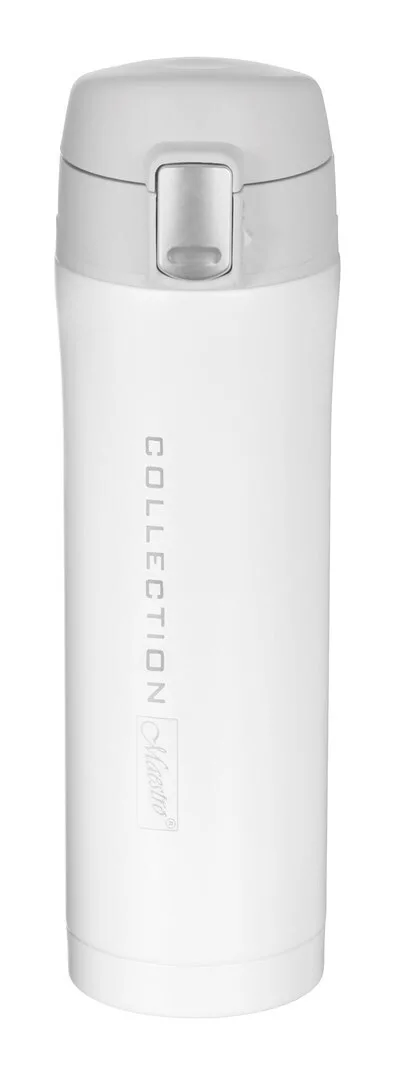 Maestro Ποτήρι Θερμός Ανοξείδωτο / Πλαστικό 450ml White MR-1641-45-ΛΕΥΚΗ - Image 1