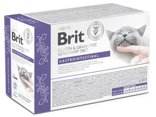 Brit Vd Gastrointest Υγρή Τροφή για Γάτες σε Φακελάκι με Αρνί χωρίς Σιτηρά 12x85gr - Image 1