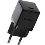 Baseus Φορτιστής Χωρίς Καλώδιο με Θύρα USB-C 20W Power Delivery Μαύρος (Palm)