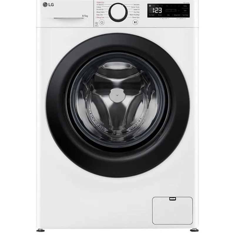 LG F2DR508SBW Πλυντήριο-Στεγνωτήριο Ρούχων 8kg/5kg Ατμού 1200 Στροφές - Image 1