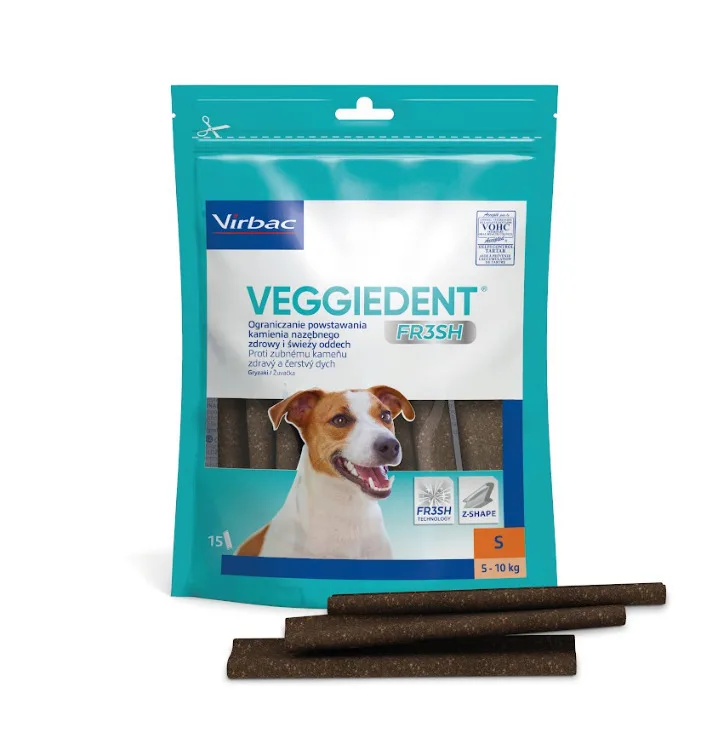 20250404162805_virbac_veggiedent_fresh_odontiki_lichoudia_skylou_kata_tis_kakosmias_15tmch Virbac Veggiedent Fresh Λιχουδιά για Σκύλους κατά της Πέτρας & Πλάκας 15τμχ - Image 1