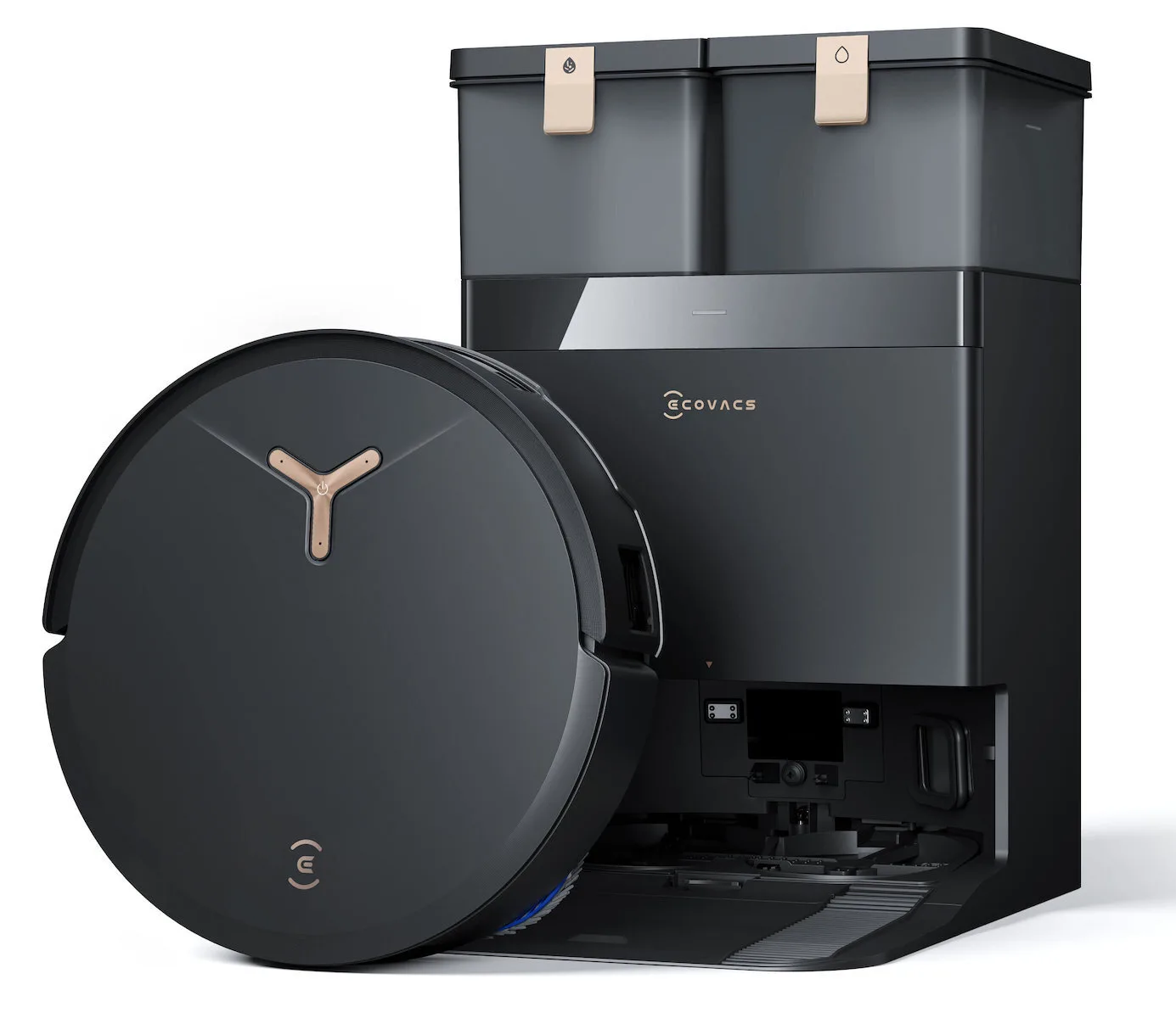 Ecovacs Deebot T50 Max Pro Omni Σκούπα Ρομπότ για Σκούπισμα & Σφουγγάρισμα με Wi-Fi Μαύρη - Image 1