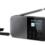 Sharp Osaka Ραδιοφωνάκι Επαναφορτιζόμενο DAB+ με Bluetooth και USB Γκρι