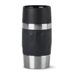 Emsa Travel Ποτήρι Θερμός Ανοξείδωτο 300ml Μαύρο N2160100
