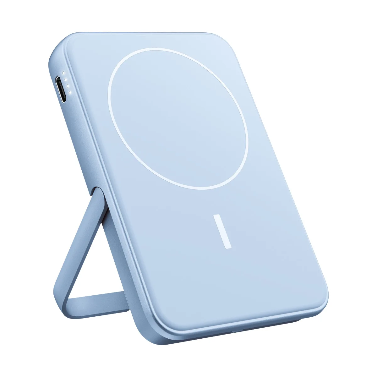 20250409124348_fresh_n_rebel_magnetic_magsafe_power_bank_5000mah_me_thyra_usb_c_vivid_blue Fresh 'n Rebel Magnetic MagSafe Power Bank 5000mAh με Θύρα USB-C Vivid Blue - Image 1