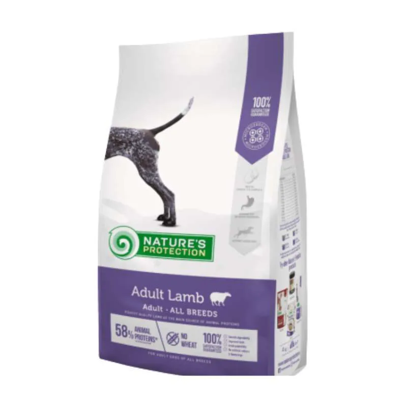 Nature's Protection 12kg Ξηρά Τροφή χωρίς Σιτηρά για Ενήλικους Σκύλους με Αρνί και Τόνο - Image 1