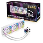 Antec Vortex 360 ARGB Υδρόψυξη Επεξεργαστή Τριπλού Ανεμιστήρα 120mm για Socket AM4/AM5/1700/1200/115x Λευκή