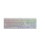 Cherry TAS MX 2.0S RGB Gaming Μηχανικό Πληκτρολόγιο με Cherry MX Brown διακόπτες και RGB φωτισμό (Αγγλικό US) Λευκό