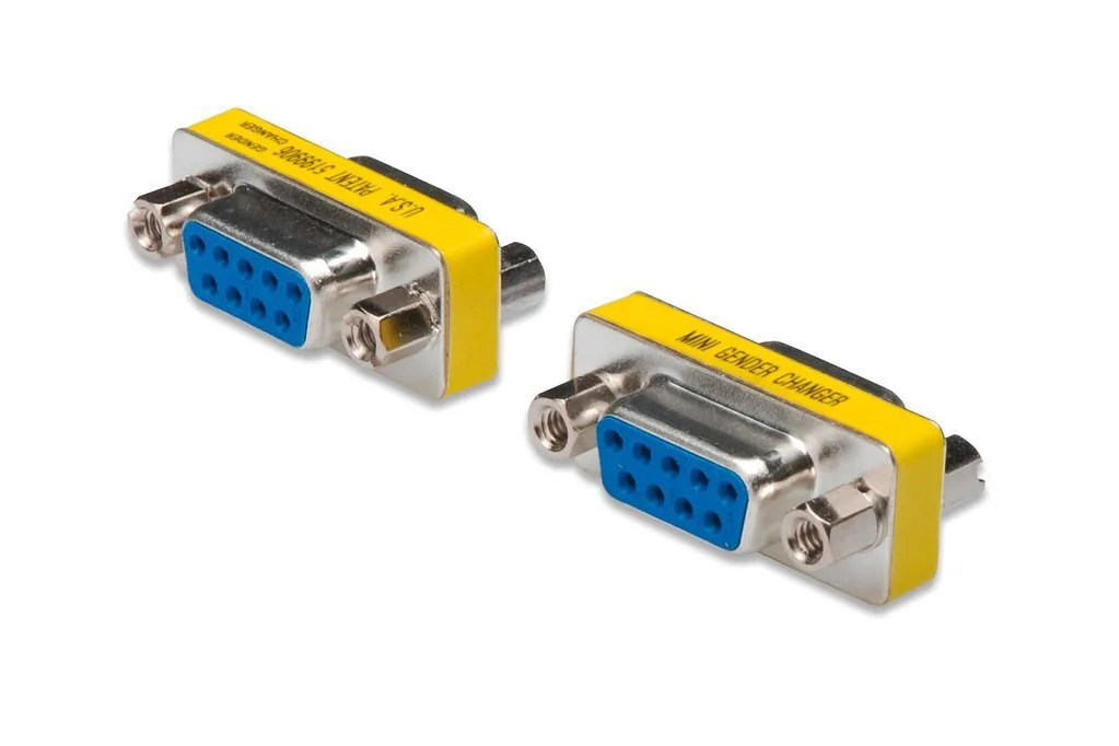 Digitus AK-610506-000-I Μετατροπέας Serial female σε Serial female Κίτρινο 1τμχ - Image 1