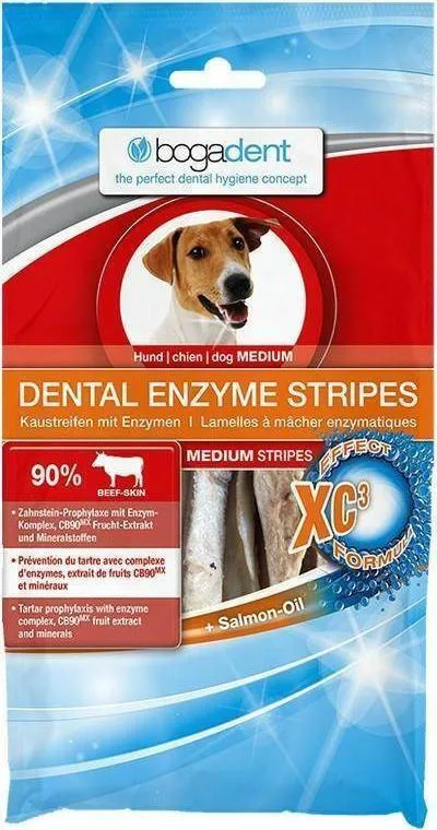 Bogacare Bogadent Dental Enzyme Stripes Λιχουδιά για Σκύλους κατά της Πέτρας & Πλάκας 100gr DT-UBO0730 - Image 1