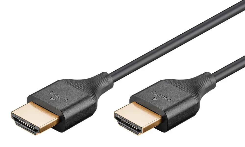 Goobay HDMI 2.1 Cable HDMI male - HDMI male 1m Μαύρο 75298 - Image 1