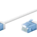 Goobay U/UTP Cat.6a Καλώδιο Δικτύου Ethernet 10m Λευκό 1τμχ 74301