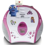 Lenco Φορητό Ηχοσύστημα SCD-24KIDSPK με CD / MP3 / Ραδιόφωνο σε Ροζ Χρώμα