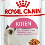 Royal Canin Kitten Gravy Υγρή Τροφή για Ανήλικες Γάτες σε Φακελάκι με Κρέας 85gr