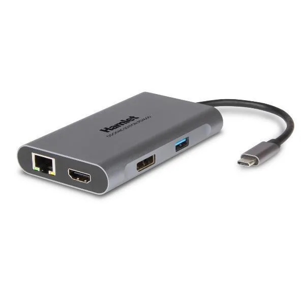 20250416114137_hamlet_hdkc_pd400d_usb_c_docking_station_me_hdmi_displayport_4k_pd_ethernet_kai_syndesi_2_othonon_gri Hamlet HDKC-PD400D USB-C Docking Station με HDMI/DisplayPort 4K PD Ethernet και σύνδεση 2 Οθονών Γκρι - Image 1