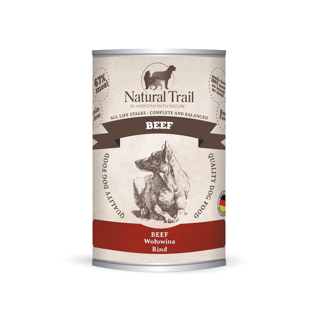 20250416163616_natural_trail_ygri_trofi_skylon_diaitis_me_vodino_kreas_kai_lachanika_choris_sitira_400gr Natural Trail Υγρή Τροφή Σκύλων Διαίτης με Βοδινό, Κρέας και Λαχανικά χωρίς Σιτηρά 400gr - Image 1