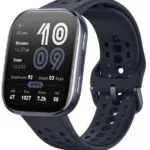 Amazfit Bip 6 46mm Αδιάβροχο Smartwatch με Παλμογράφο (Μαύρο)