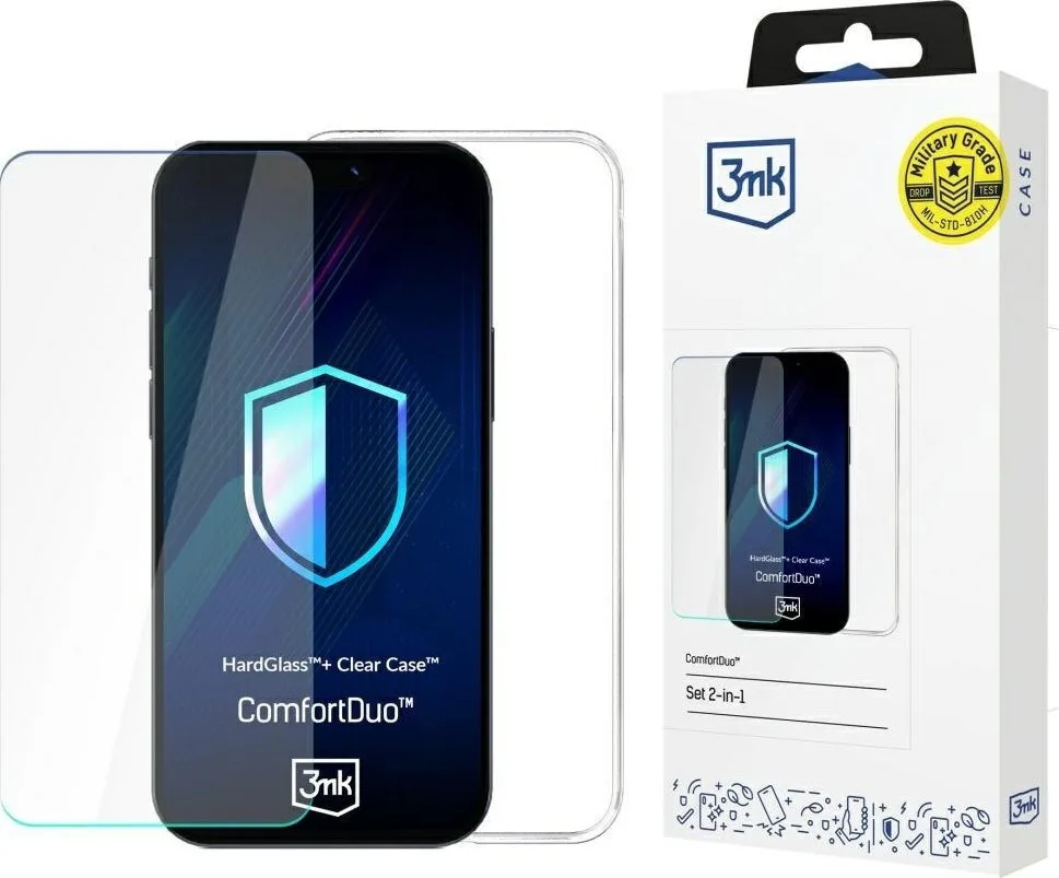 20250422114803_3mk_back_cover_samsung_galaxy_a36_samsung_galaxy_a56 3MK Back Cover Σιλικόνης Σετ με Τζαμάκι Διάφανο (Samsung Galaxy A36, Samsung Galaxy A56) - Image 1