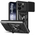 Tech-Protect Camshield Pro Back Cover Σιλικόνης / Πλαστικό Μαύρο (Redmi Note 14 4G)