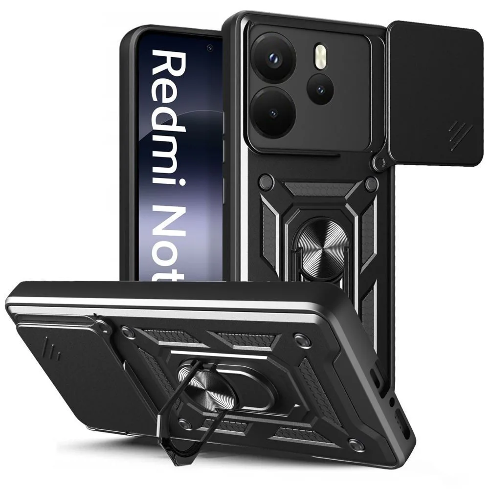 20250423102955_tech_protect_back_cover_mayro_redmi_note_14_pro_4g Tech-Protect Camshield Pro Back Cover Σιλικόνης / Πλαστικό Μαύρο (Redmi Note 14 4G) - Image 1