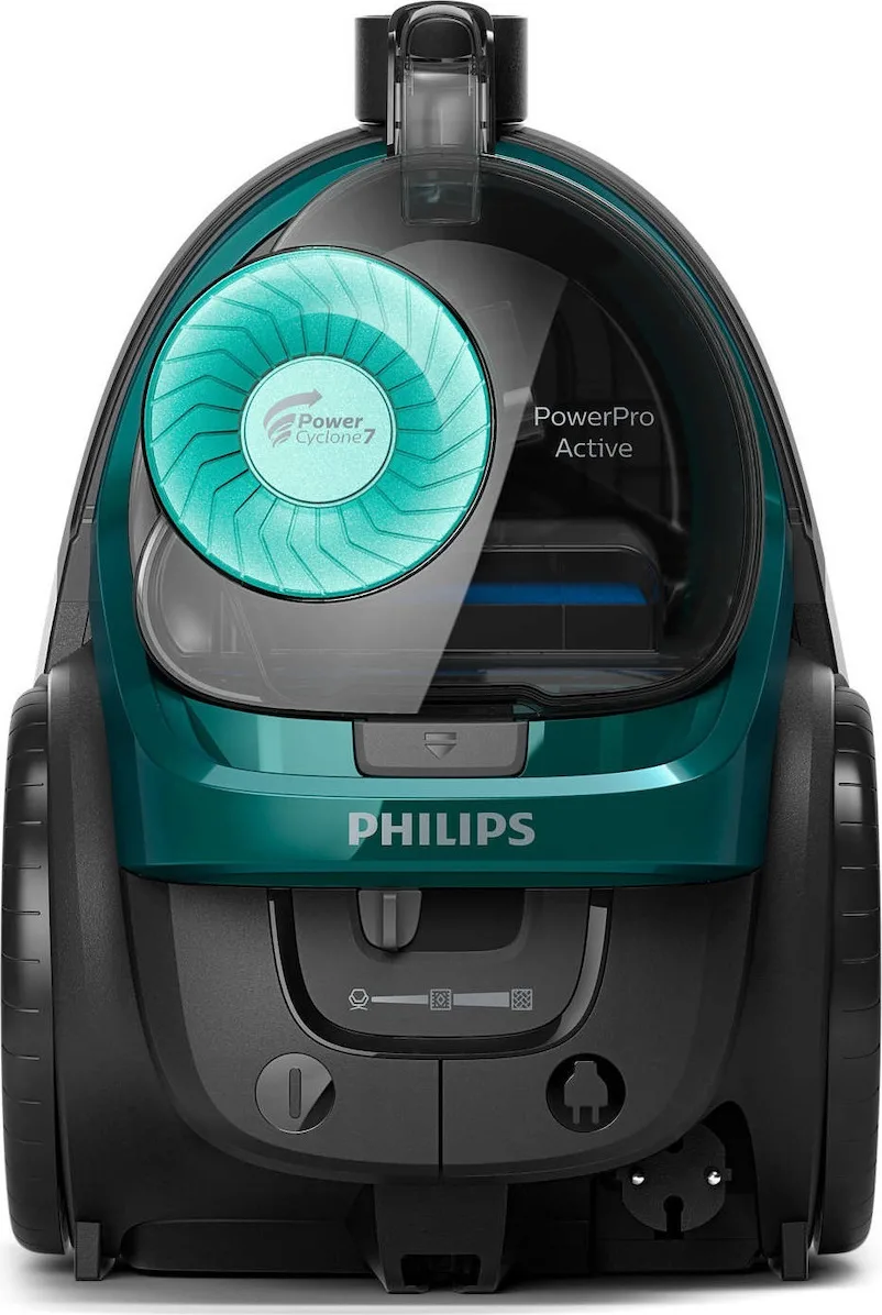 Philips FC9555/09 Ηλεκτρική Σκούπα 900W με Κάδο 1.5lt Μαύρο / Πράσινο - Image 1