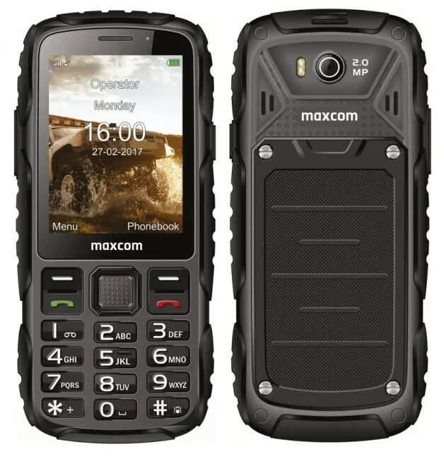 MaxCom Strong MM920L Single SIM Ανθεκτικό Κινητό με Κουμπιά Μαύρο - Image 1